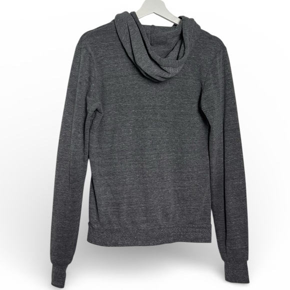 AVIATOR NATION  5 STRIPE HOODIE - HEATHER GREY - Picture 4 of 8